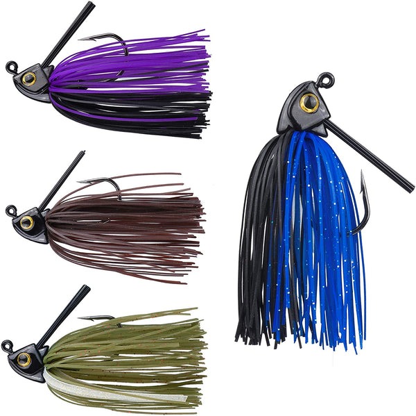The RUNCL Anchor Box Weedless Jig is one type of snakehead fishing lure available