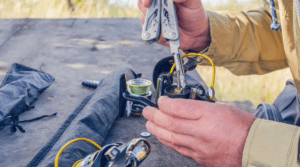 How to fix a fishing reel that spins both ways